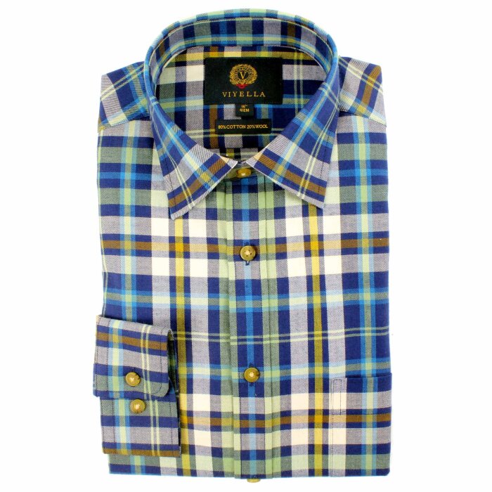 Viyella - Viyella - 80/20 | Skjorte Plaid