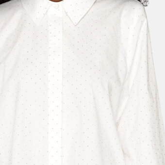 Love&divine ( Dame ) - LOVE&DIVINE - LOVE1025 | SKJORTE WHITE/RHINESTONE