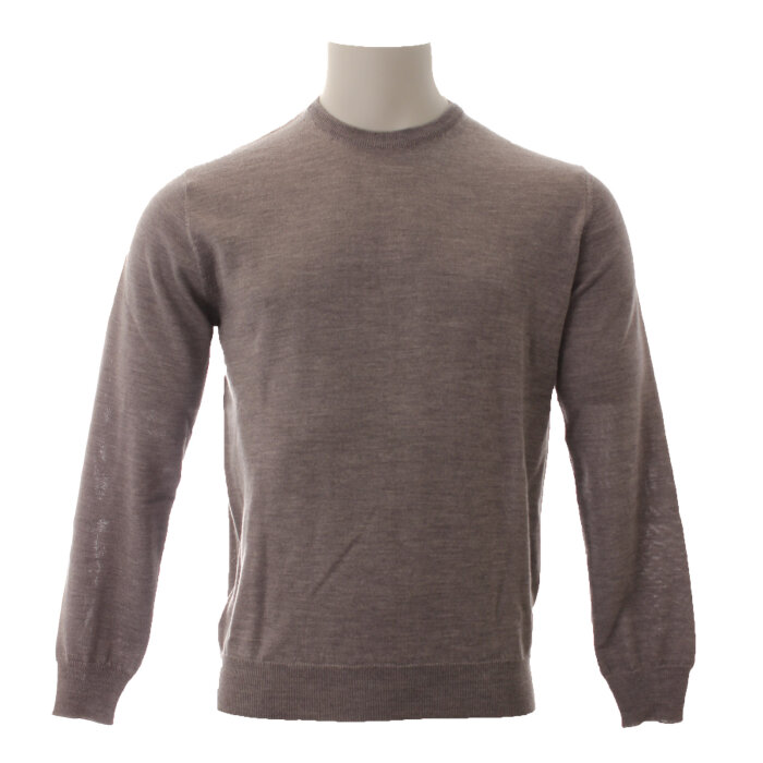 Limited Edition - Limited Edition - Crew wool sweater | Strik Light Grey