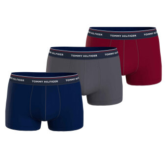 Tommy Hilfiger  - Tommy Hilfiger - TH 3-pack trunk | Tights Blå