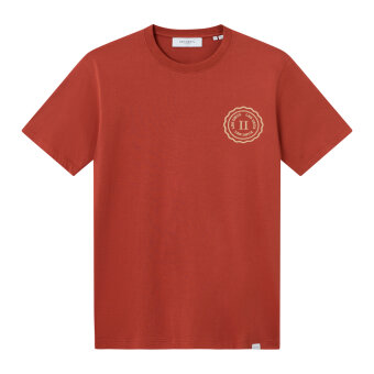 LES DEUX - Les Deux - Donovan tee | T-shirt Rust Red