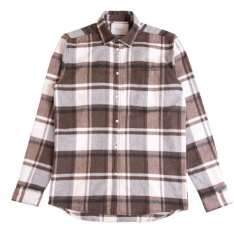 LES DEUX - Les Deux - Jeremy flannel shirt | Skjorte Dusty teak