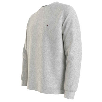 Tommy Hilfiger  - Tommy Hilfiger - TH Textured LS tee | T-shirt Light Grey