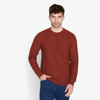 Signal - Signal - Kyler structure sweater | Strik Rød Melange