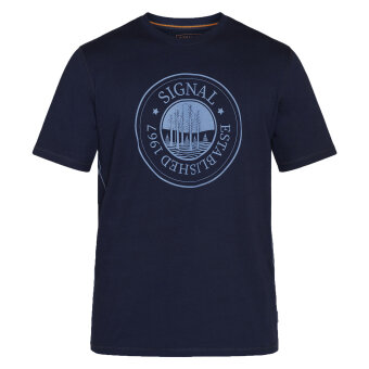 Signal - Signal - Poss print tee | T-shirt Deep Marine 