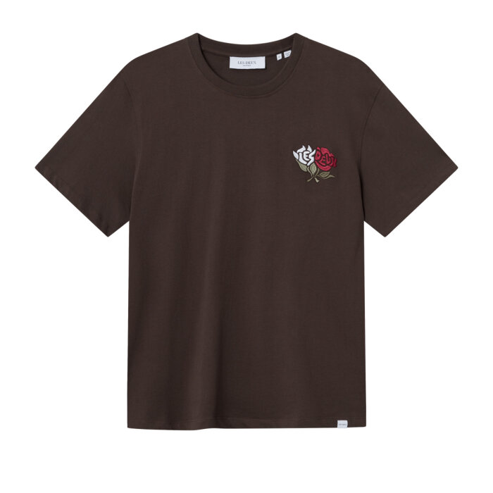 LES DEUX - Les Deux - Felipe tee | T-shirt Coffee Brown