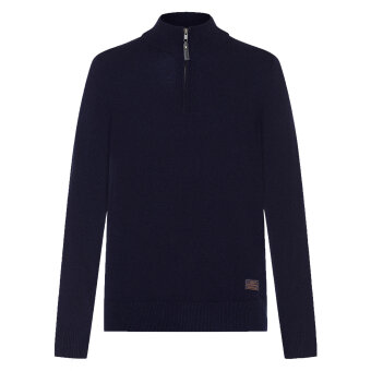 Signal - Signal - Robert half zip sweater | Strik Marineblå