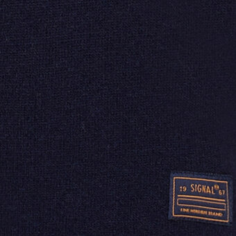 Signal - Signal - Robert half zip sweater | Strik Marineblå