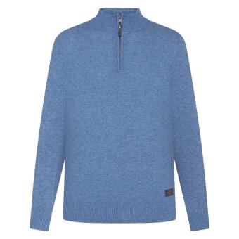 Signal - Signal - Robert half zip sweater | Strik Lyseblå