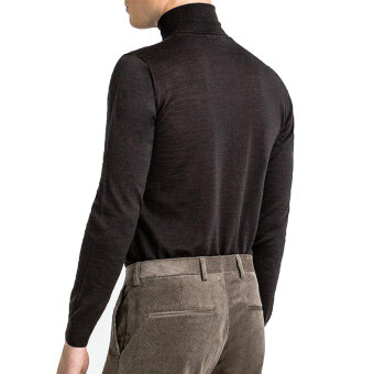 Oscar Jacobson - Oscar Jacobson - Cole rollneck | Rullekrave Strik Mørkebrun