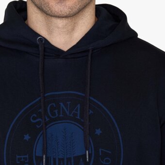 Signal - Signal - Marius hoodie | Hættetrøje Marineblå