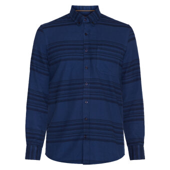 Signal - Signal - Serius stripe flannel | Skjorte Stærk Blå