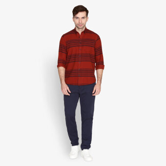 Signal - Signal - Serius stripe flannel | Skjorte Rød Signal - Signal - Serius stripe flannel | Skjorte Rød