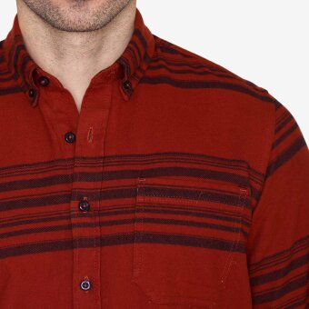 Signal - Signal - Serius stripe flannel | Skjorte Rød Signal - Signal - Serius stripe flannel | Skjorte Rød