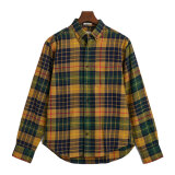 Gant - Gant - Plaid flannel check shirt | Skjorte Sennepsgul