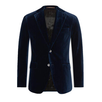 Oscar Jacobson - Oscar Jacobson - Fogerty | Blazer Blå Velour Oscar Jacobson - Oscar Jacobson - Fogerty | Blazer Blå Velour