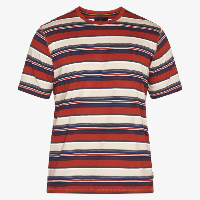 Signal - Signal - Paw striped tee | T-shirt Red Henna 