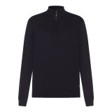 Signal - Signal - Klaus halfzip sweater | Strik Marineblå