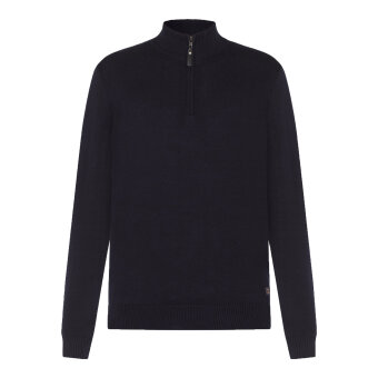 Signal - Signal - Klaus halfzip sweater | Strik Marineblå