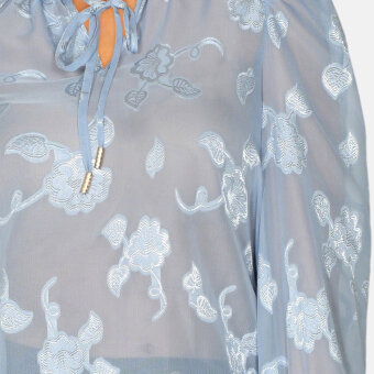 Love&divine ( Dame ) - LOVE&DIVINE - LOVE490-19 | SKJORTE CASHMERE BLUE Love&divine ( Dame ) - LOVE&DIVINE - LOVE490-19 | SKJORTE CASHMERE BLUE