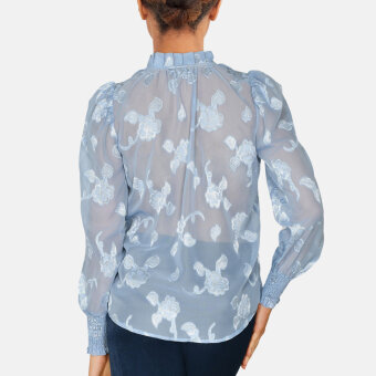 Love&divine ( Dame ) - LOVE&DIVINE - LOVE490-19 | SKJORTE CASHMERE BLUE Love&divine ( Dame ) - LOVE&DIVINE - LOVE490-19 | SKJORTE CASHMERE BLUE