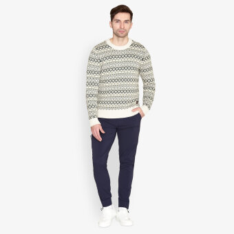 Signal - Signal - Kirk jaquard sweater | Strik desert Sand