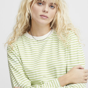 ICHI ( Dame ) - ICHI - IHMIRA LS2 | T-SHIRT GREEN TEA