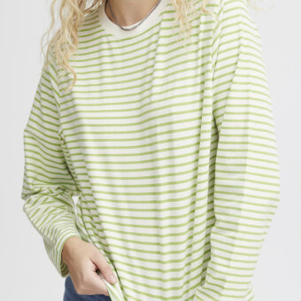 ICHI ( Dame ) - ICHI - IHMIRA LS2 | T-SHIRT GREEN TEA