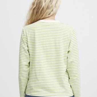 ICHI ( Dame ) - ICHI - IHMIRA LS2 | T-SHIRT GREEN TEA