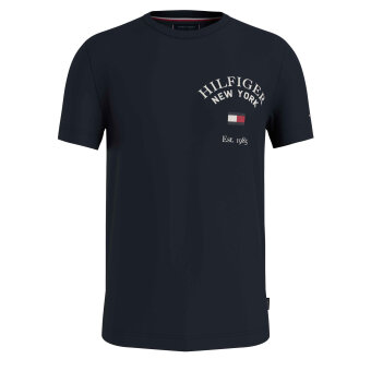Tommy Hilfiger  - Tommy Hilfiger -  Arch varsity tee | T-shirt Marineblå