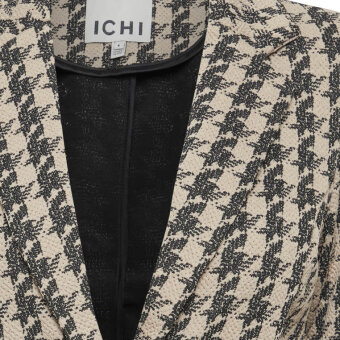 ICHI ( Dame ) - ICHI - IHKATE HOUNDSTOOTH BL | BLAZER DOESKIN