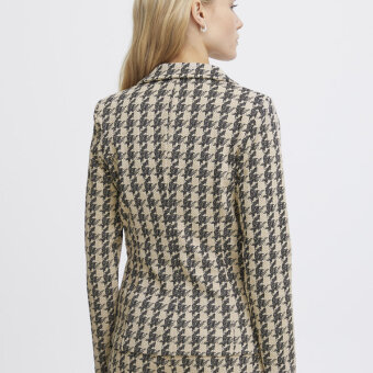 ICHI ( Dame ) - ICHI - IHKATE HOUNDSTOOTH BL | BLAZER DOESKIN