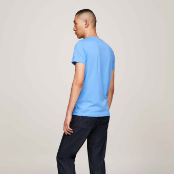 Tommy Hilfiger  - Tommy Hilfiger -  Arch varsity tee | T-shirt Turkis