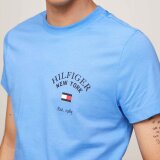 Tommy Hilfiger  - Tommy Hilfiger -  Arch varsity tee | T-shirt Turkis