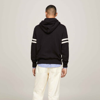Tommy Hilfiger  - Tommy Hilfiger - Laurel monotype hoodie | Hættetrøje Sort