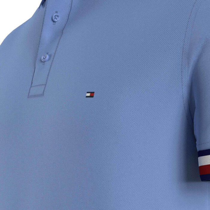 Tommy Hilfiger  - Tommy Hilfiger - Monotype flag cuff | Polo T-shirt