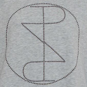 Pulz Jeans ( Dame )  - PULZ - PZMALLIE LS | SWEATSHIRT LIGHT GREY