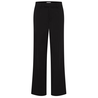 Pulz Jeans ( Dame )  - PULZ - PZBINDY HW PANT WIDE | BUKSER BLACK
