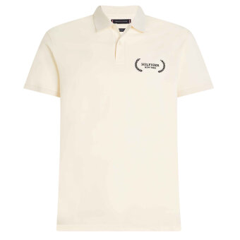 Tommy Hilfiger  - Tommy Hilfiger - TH Monotype | Polo T-shirt Off White