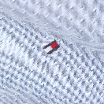 Tommy Hilfiger  - Tommy Hilfiger - TH Oxford dobby shirt | Skjorte Blå