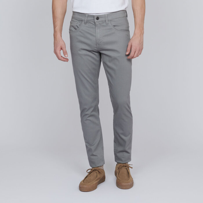 Matinique - Matinique - Pete twill pants Structure | Bukser Grå