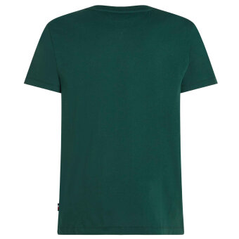 Tommy Hilfiger  - Tommy Hilfiger - TH small Hilfiger logo tee | T-shirt Grøn