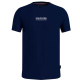 Tommy Hilfiger  - Tommy Hilfiger - TH small Hilfiger logo tee | T-shirt Grøn