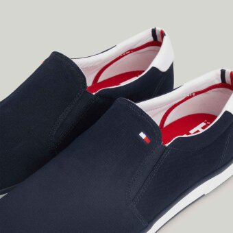 Tommy Hilfiger  - Tommy Hilfiger - TH iconic slip on | Sneaker Blå