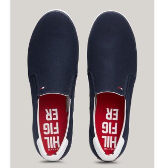 Tommy Hilfiger  - Tommy Hilfiger - TH iconic slip on | Sneaker Blå