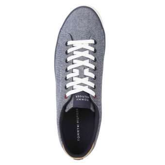 Tommy Hilfiger  - Tommy Hilfiger -  HI vulc low chambray shoe | Sko Marineblå
