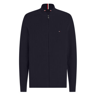 Tommy Hilfiger  - Tommy Hilfiger - Oval structure baseball | Cardigan Marineblå