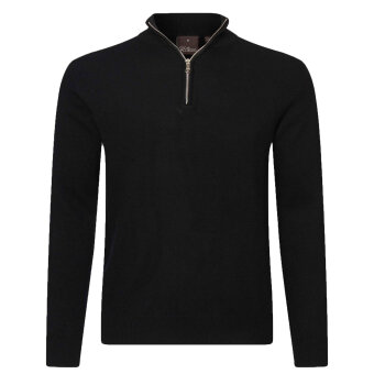 Oscar Jacobson - Oscar Jacobson - Patton halfzip sweater | Strik Sort