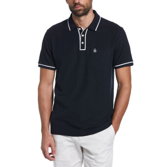 Original Penguin - Earl | Polo T-shirt Marineblå