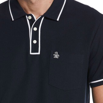 Original Penguin - Original Penguin - Earl | Polo T-shirt Marineblå